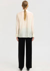 Selected Femme Relaxed Fit Tuxedo Shirt, Cream