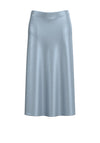 Selected Femme Lena High Waisted Midi Skirt, Blue