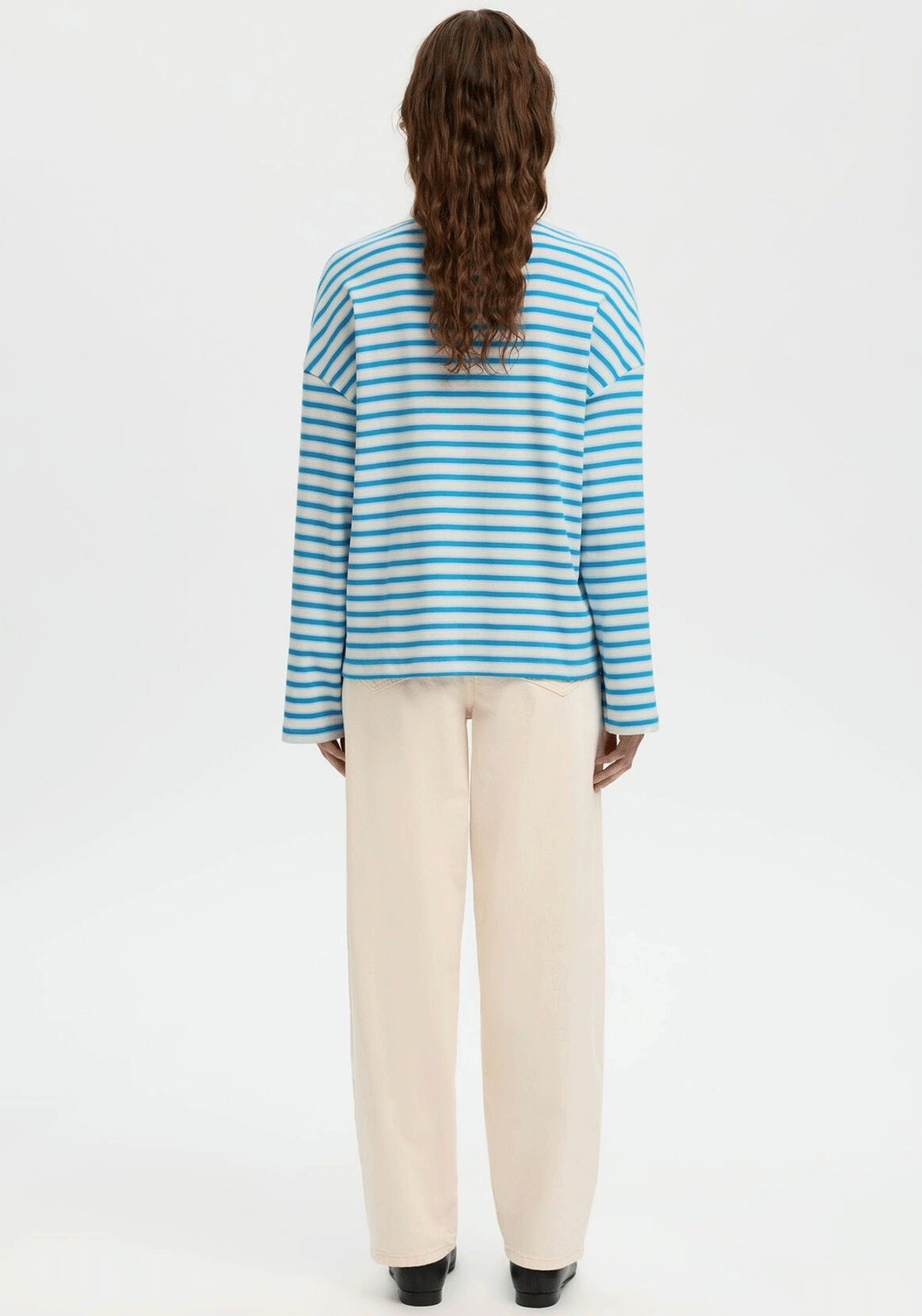 Selected Femme Milly Polo, Blue