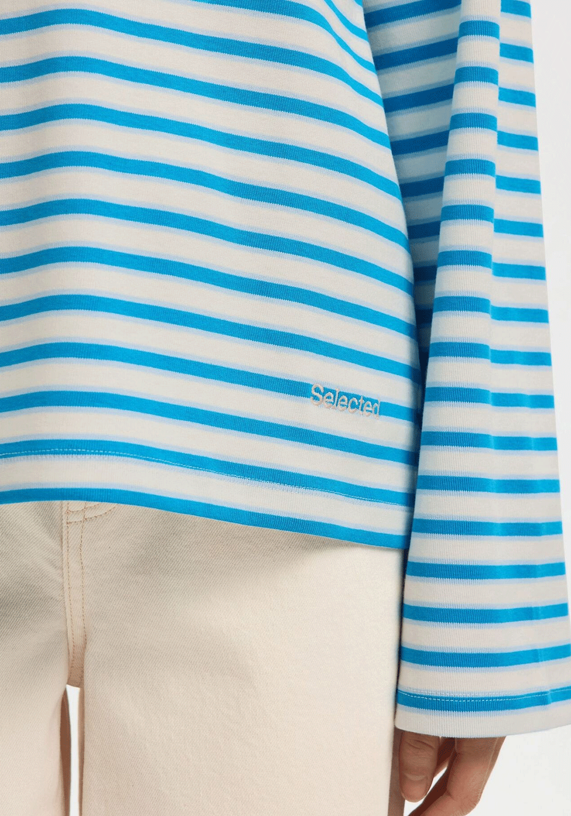 Selected Femme Milly Polo, Blue