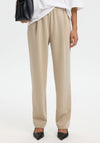 Selected Femme Tenny High Waisted Trousers, Beige