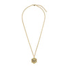 Dyrberg/Kern Siena Coin Crystal Necklace, Gold