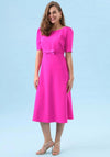 Sister by Caroline Kilkenny Pearl Midi Dress, Fuchsia