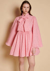 Sister Jane Keepsake Bow Mini Dress, Pink