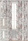 EA Designs Wildflower Eyelet Curtains, Mist