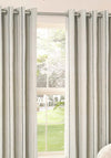Aura Dorset Blackout Lined Dorset Eyelet Curtains, Natural