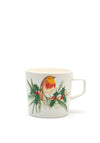 Aynsley Set of Four Robin Mugs, White
