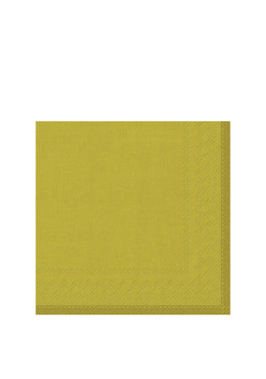 IHR Romantic Linen 20 Piece Napkins, Gold