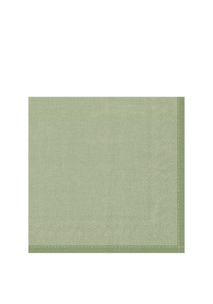 IHR Linen 20 Piece Napkins, Sage
