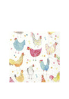 IHR Jolly Hens 20 Piece Napkins, Multi