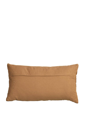 Light & Living Rectangular Zirafi Print Cushion, Brown