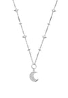 ChloBo Moon Mandala Necklace, Silver