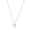 ChloBo In Bloom Wisteria Delicate Cube Necklace, Silver