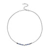 ChloBo Midnight Star Sodalite Necklace, Silver