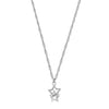 ChloBo In Bloom Interlocking Star Twisted Chain Necklace, Silver