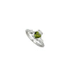 Solvar August Birthstone Claddagh Ring, Silver