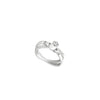 Solvar Claddagh Kiss Ring, Silver