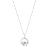 Solvar Claddagh Necklace, Silver
