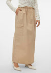 SOMETHINGNEW Alicia Parachute Maxi Skirt, Brazilian Sand