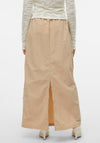 SOMETHINGNEW Alicia Parachute Maxi Skirt, Brazilian Sand