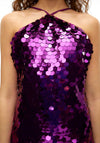 SOMETHINGNEW Margo Mini Sequin Dress, Willowherb