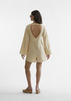 SOMETHINGNEW Emily Cut-Out Back Playsuit, Marzipan