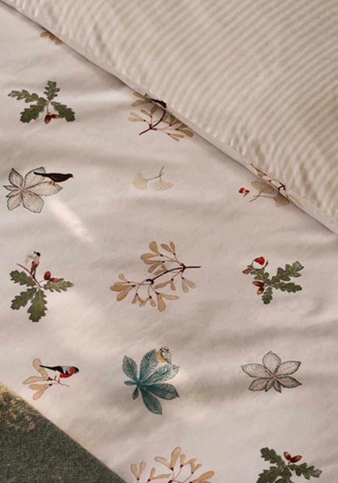 Sophie Allport Orchard Birds Duvet Cover Set, White