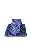 Soprano Paisley Tie & Pocket Square, Blue