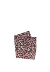 Soprano Floral Tie & Pocket Square, Burgundy
