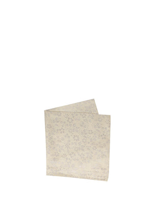 Soprano Floral Tie & Pocket Square, Ivory