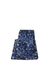 Soprano Gothic Floral Tie & Pocket Square, Navy