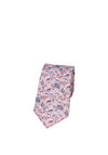 Soprano Floral Tie & Pocket Square, Pink & Blue