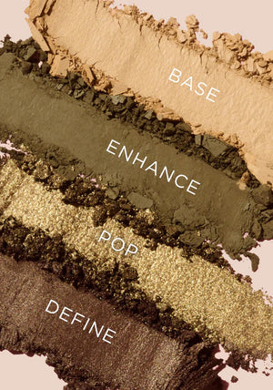 SoSu Eyeshadow Quad, Muted Green