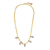 Dyrberg Kern Soul Heart Drop Link Necklace, Gold