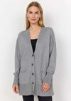 Soyaconcept Dollie V Neck Knit Cardigan, Grey