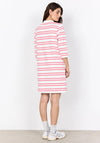 Soyaconcept Striped Jersey Shirt Dress, Pink