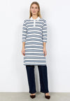 Soyaconcept Striped Jersey Shirt Dress, Blue