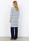 Soyaconcept Striped Jersey Shirt Dress, Blue