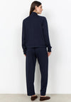Soyaconcept Banu Jersey Funnel Neck Jacket, Navy