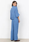 Soyaconcept Charissa Faux Pocket Shirt, Blue