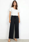 Soyaconcept Banu Straight Leg Jersey Trousers, Black