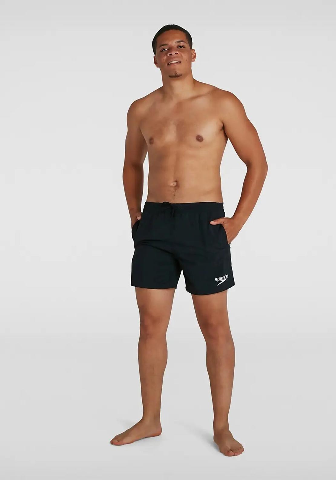 Speedo Essentials 16” Swim Shorts, Black