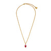 Dyrberg Kern Spira Necklace, Gold & Pink
