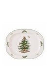 Spode Christmas Tree 14 Inch Sculpted Oval Platter