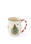 Spode Christmas Tree Set Of 4 Candy Cane Mugs