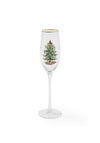 Spode Christmas Tree Set Of 4 Champagne Flute Glasses