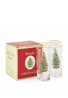 Spode Christmas Tree Set Of 4 Highball Glasses