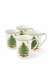 Spode Christmas Tree Set Of 4 Mugs