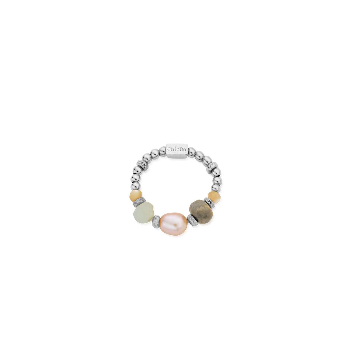 ChloBo Calming Waters Ring, Silver