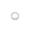 ChloBo Sunray Twist Stretch Ring, Silver